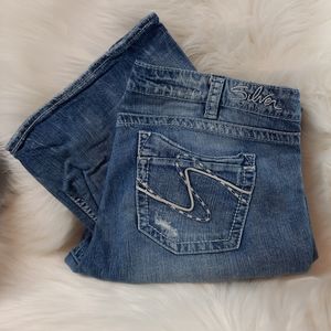 Silver Frances Distressed Jeans